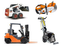 Equipment rentals in Sacramento, Elk Grove, Rancho Cordova, Florin, Wilton, Galt and Lodi California